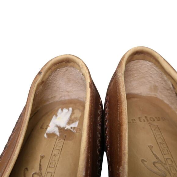 Giorgio Brutini Shoes Mens 9 Loafers Tassel Le Glove Slip On Leather Classic Moc main image 11